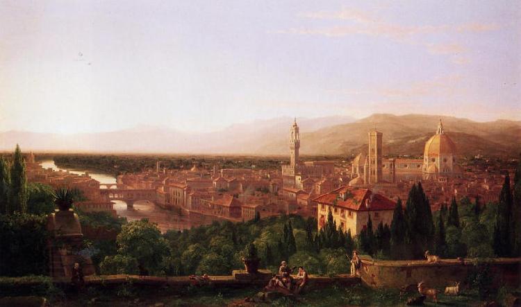 Thomas Cole View of Florence from San Miniato China oil painting art
